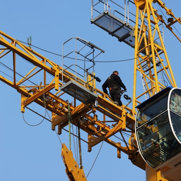 crane-blue-sky